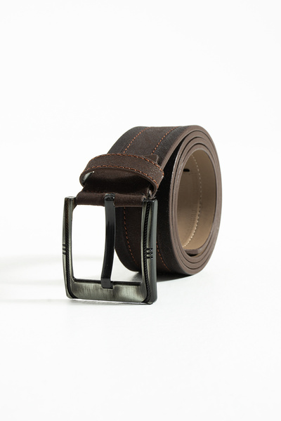 JB John Borners Мъжки спортен колан 4,5 см - кафяв