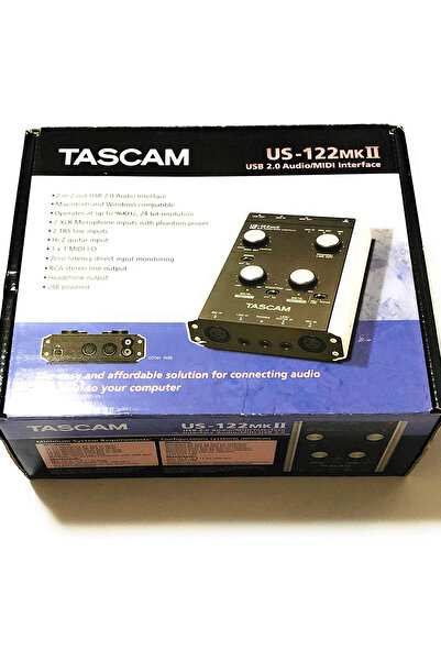 TASCAM US-122MKII USB MIDI Audio Interface