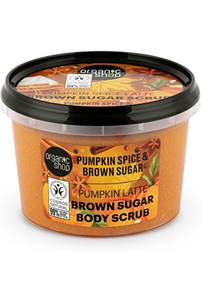 organic shop Pumpkin Spice Latte Brown Sugar Body Scrub (250 ml) - Unisex