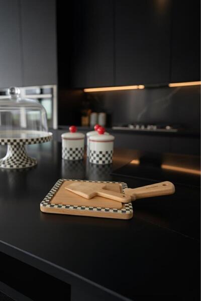 Bambum Ritual - 2 Piece Cheese Serving Set Square