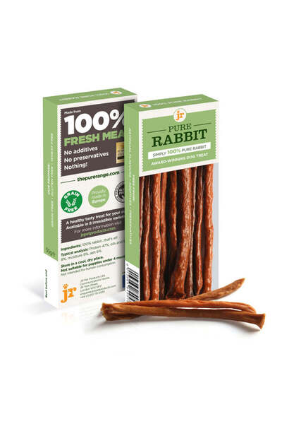 Jr Pet Products Pure Rabbit Sticks Dog Treats 50G