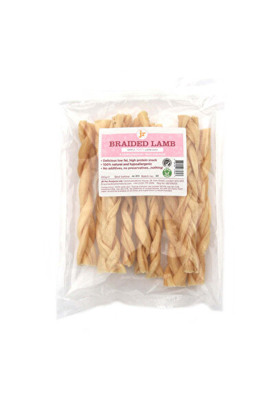 Jr Pet Products مكافآت الكلاب من لحم الضأن المضفر 100 جرام