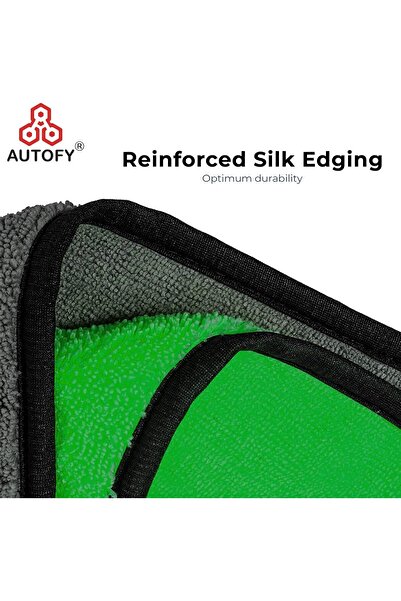 Generic Autofy Multipurpose Microfiber Cleaning Towel, 800 GSM, High-Absorbency Dust Cloth (30×30 cm, Multi