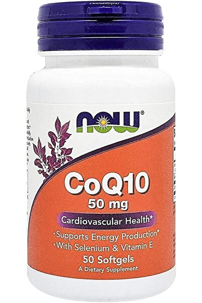 Now Foods Now Co Q10 50 Mg Vitamin E & Selenium Softgels - 50 Softgels