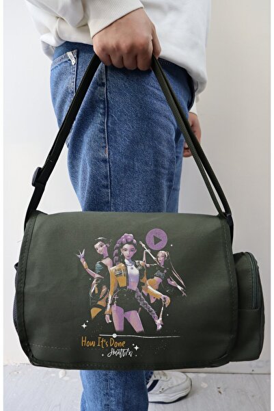 Fuddy Moda Unisex How Its Done Huntrix Printed Messenger Bag