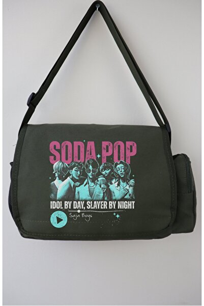 Fuddy Moda Unisex Kpop Demon Hunters Soda Pop Sajaboys Printed Messenger Bag