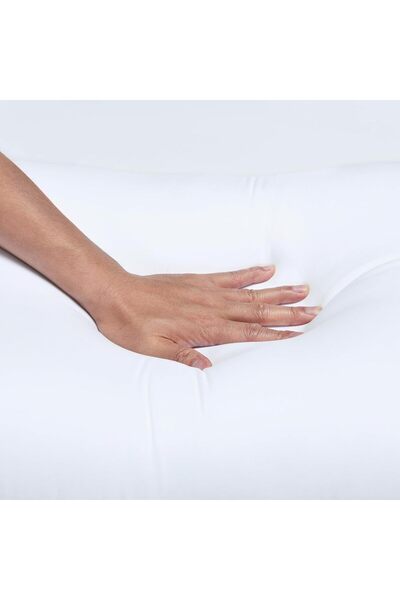 Amazon basics Down-Alternative Pillows, Soft Density, Standard (Pack of 2), White