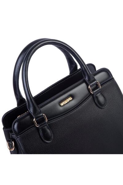 Nas Bag Stylish Women's Midi Hand and Shoulder Bag Black Liza