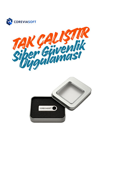 CoreviaSoft Tak Çalıştır Siber Güvenlik Uygulaması (Açık kaynak yazılım)