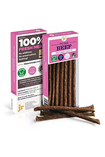 Jr Pet Products أصابع لحم بقري نقية 50 جرام