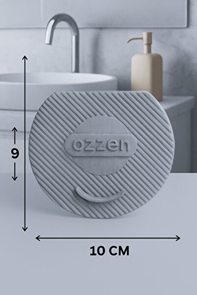 ozzen GRİ Lavabo Kötü Koku Giderici Önleyici Silikon Mat Sızdırmaz Lavabo Tıkacı Lavabo Tıpası
