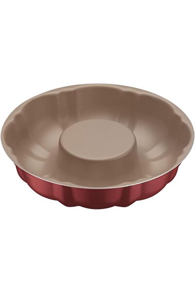 TRAMONTINA Brazilian Cake Pan, 24 cm, Aluminum, Red