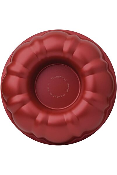 TRAMONTINA Brazilian Cake Pan, 24 cm, Aluminum, Red