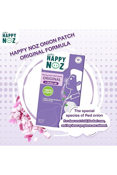 Happy Noz Original Nasal Relief Patches (Purple) - Adults