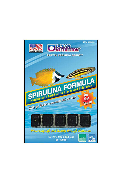 Ocean Nutrition تركيبة سبيرولينا مجمدة للأسماك - 100 غرام