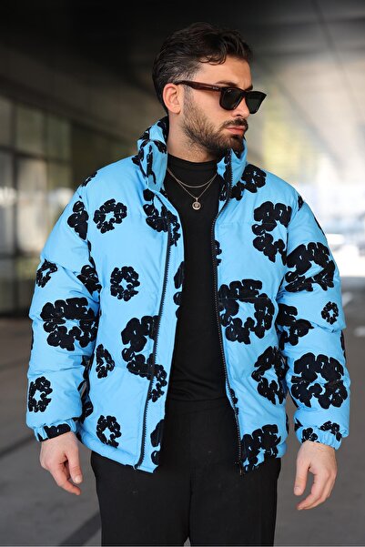 RHONES Men's Stick Collar Winter Flock Coat