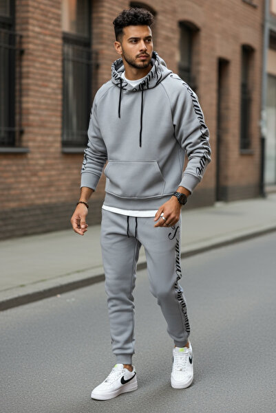dehaine Men's tracksuit, sweatshirt + pants, Padded, RM59