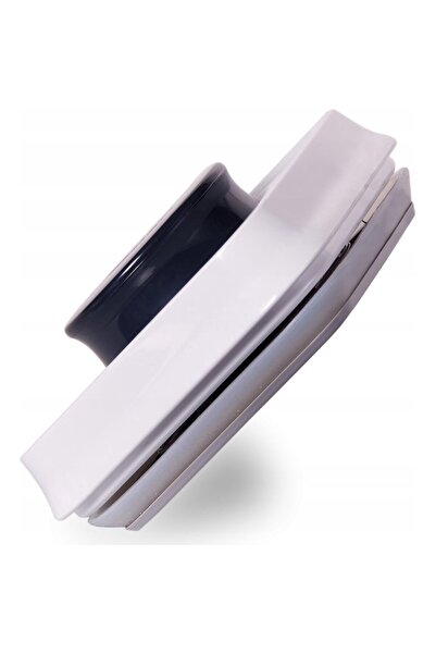 CRALEX Nesta Airtight Food Container, 900 ml, White, Sealing Button, BPA-free, Water Resistant