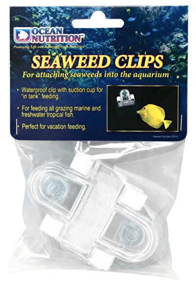Ocean Nutrition Aquarium Seaweed Tight-Grip Clips 2pcs