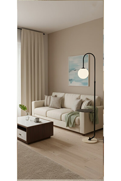 DEC49 أباجورة أرضية فاخرة بتصميم منحني