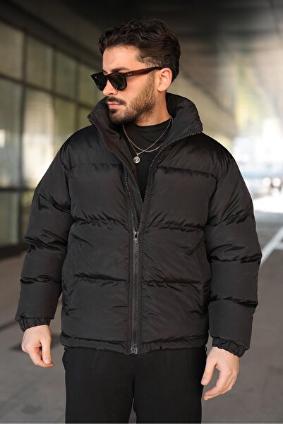 RHONES Men's Stick Collar Winter Flock Coat