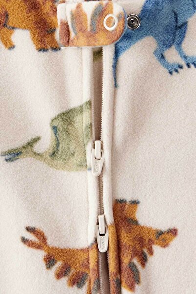 Carter's Baby Boy Khaki Fleece Jumpsuit