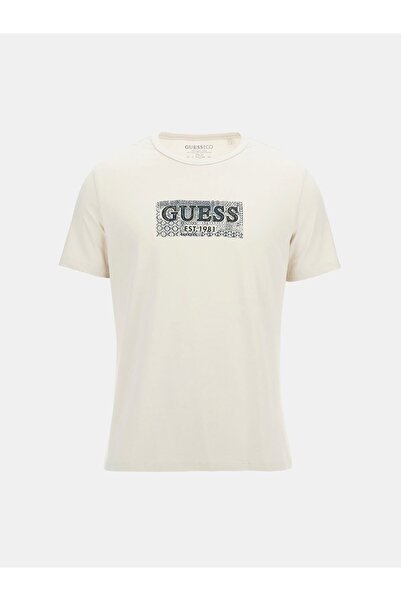 Guess Ανδρικό μπλουζάκι με λεπτή εφαρμογή Ss Cn Box