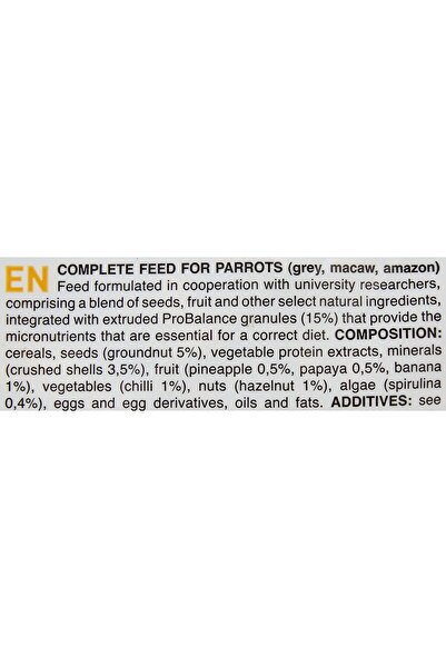 Padovan Wellness Parrots Bird Food 2.5Kg