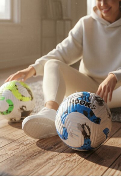 xeox Soccer Ball with Pump Gift Hard Floor and Carpet Field Ball