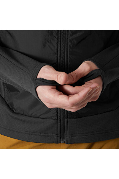 Helly Hansen Versalite Hybrid Fleece Men's Black Mock Neck Jacket