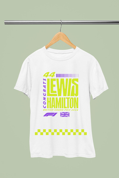 MAGORS LEWIS HAMILTON, BUMBAC IMPRIMAT, Mânecă scurtă, CROP REGULAR F1 tricou