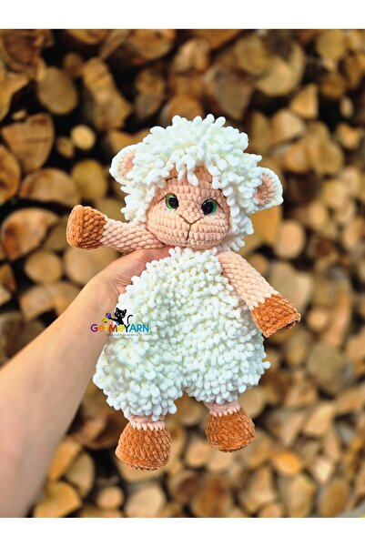 OEM Woolsy, oaia alintatoare – Jucărie de pluș croșetată manual | Cadou Amigu...