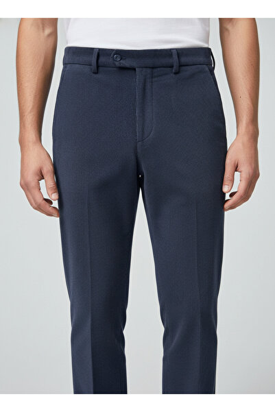 SAĞDIÇ Men's L Stretch Fabric Velvet Pantalon with Fleece Inside