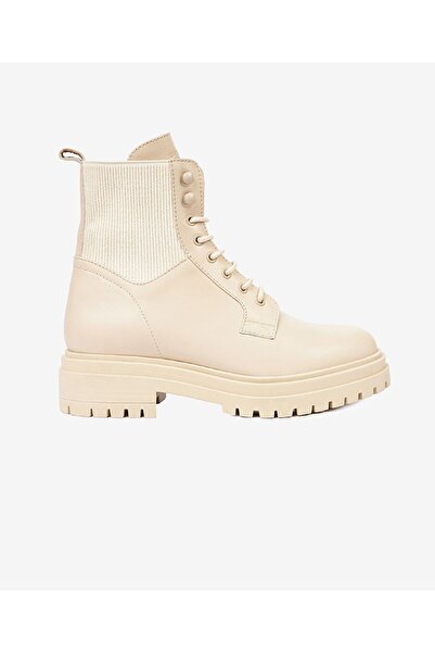 Greyder Women's Ecru Genuine Leather Boots 5K2Ub30862