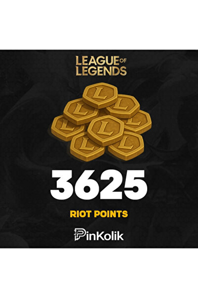 Riot Games League Of Legends 3625 RP - LOL Riot Points