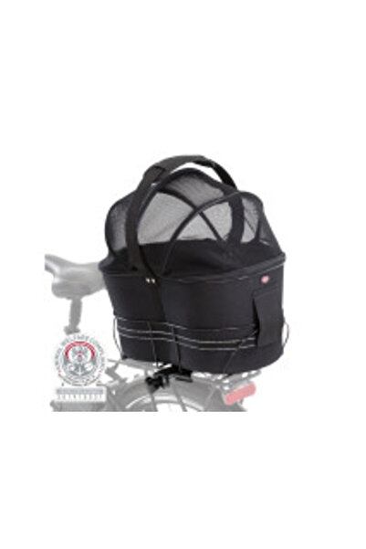 Trixie Bicycle Basket, 29 x 42 x 48 cm, black, 13118