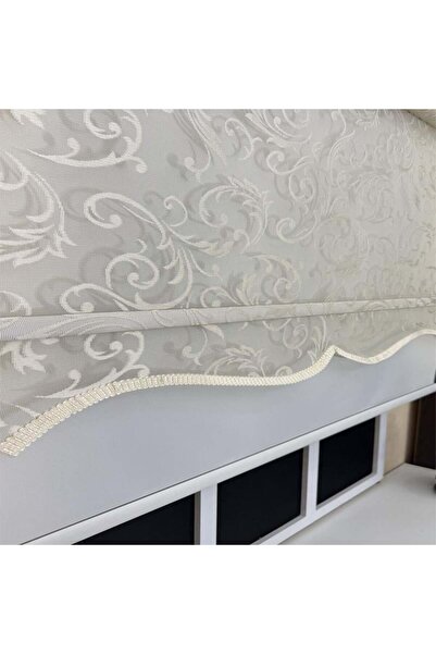 StorBurada Çift Mekanizmalı Bej Tül Ekru Stor Perde STB-133