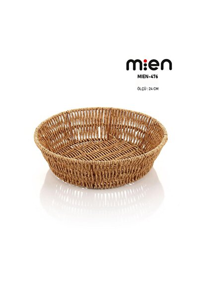 MİEN Rattan Round Bread Basket 24 cm