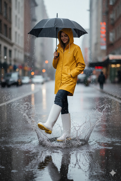 Deniz Terlik Γυναικείες αδιάβροχες πλαστικές αντιολισθητικές μπότες κόκκινες