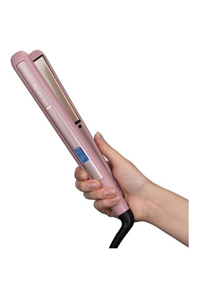 Remington Placă de îndreptat părul, Remington, S5901, Coconut Smooth, reglabilă până la 230 de grade, roz