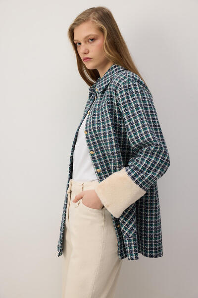 Touché Privé Fur Shirt with Cuffs