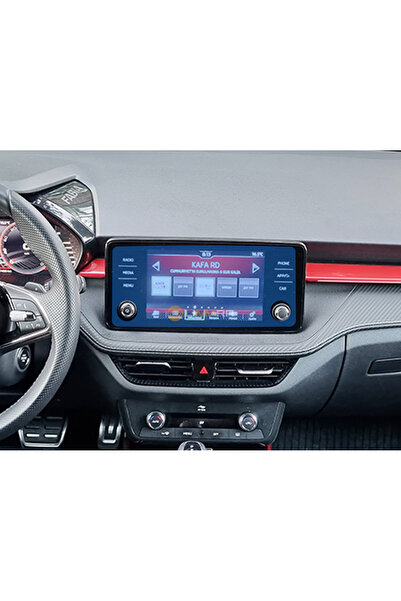 Limmra واقي شاشة نانو للوسائط المتعددة مقاس 8 بوصات لسيارة سكودا سكالا