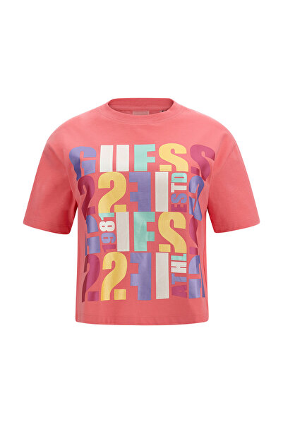 Guess تي شيرت Edwina Active النسائي ذو المقاس المربع