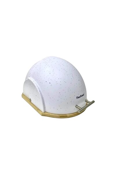 WDA Bread Box, Speckled White and Beige, Keeps Food Fresh