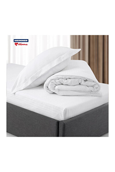 Heinner Damask Hotel Duvet Sheet, 180x210 cm