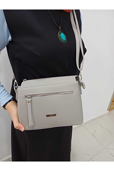 soElite 5-Compartment Coverless Women's Hand and Shoulder Bag with Short and Long Straps