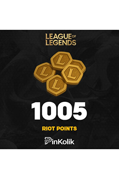 Riot Games League Of Legends 1005 RP - LOL Riot Points