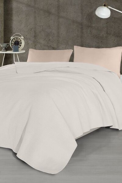 RUKİYE EV TEKSTİLLERİ ÇOK AMAÇLI TEK KİŞİLİK PİKE ÖRTÜSÜ