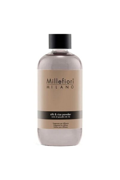 Millefiori Milano Rezervă de parfum pentru difuzor cu bețișoare Silk & Rice P...