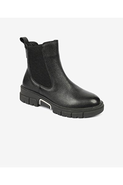 Greyder Kadın Siyah Hakiki Deri Chealse Bot 5K2WB72056